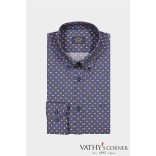 Paul&Shark Pamut puplin mintás ing 23413138J 101 