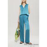 Luisa Cerano széles szárú nadrág techno selyemből 618767/2307 251 