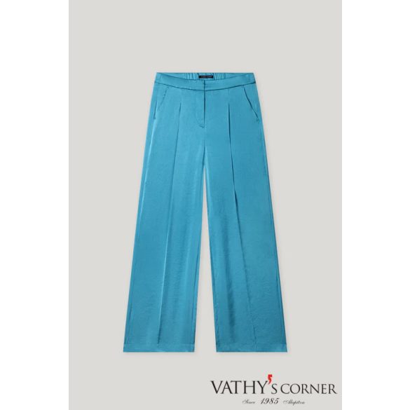 Luisa Cerano széles szárú nadrág techno selyemből 618767/2307 251 