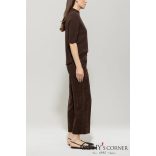 Luisa Cerano kordbársony nadrág széles szárral 5628848/3556 780 