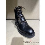 a.testoni bőr, bélelt, téli bakancs MS40366 LGH 93065 