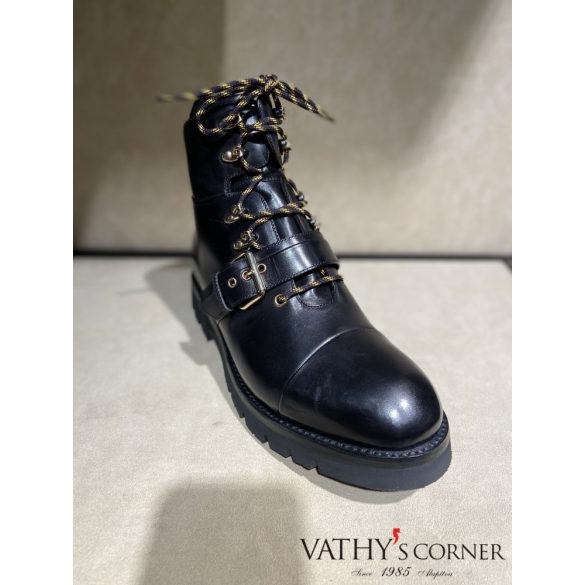 a.testoni bőr, bélelt, téli bakancs MS40366 LGH 93065 