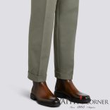 Santoni Férfi ultrakönnyű Chelsea csizma 18937 T50 