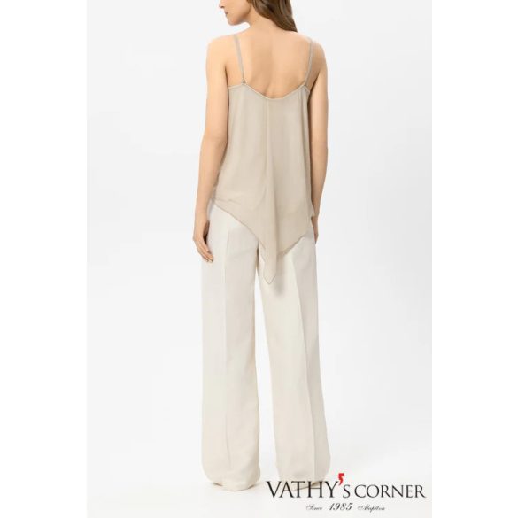 Luisa Cerano széles szárú nadrág lenkeverékből 638901/3824 112