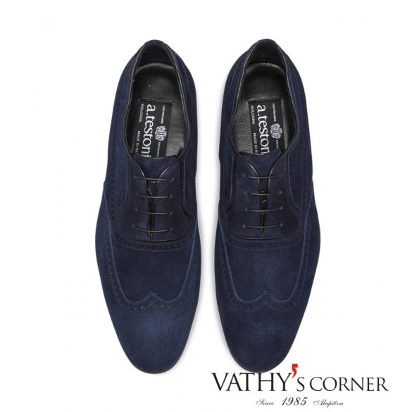 a.testoni hasított bőr fűzős bokacipő M12586POH 97788293