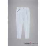 Paul&Shark Csíkos vászon chino nadrág húzózsinórral 25414046 VA3 