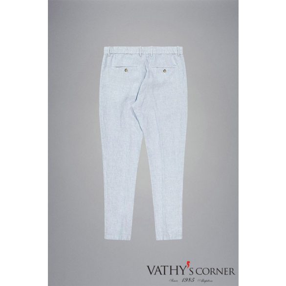 Paul&Shark Csíkos vászon chino nadrág húzózsinórral 25414046 VA3 