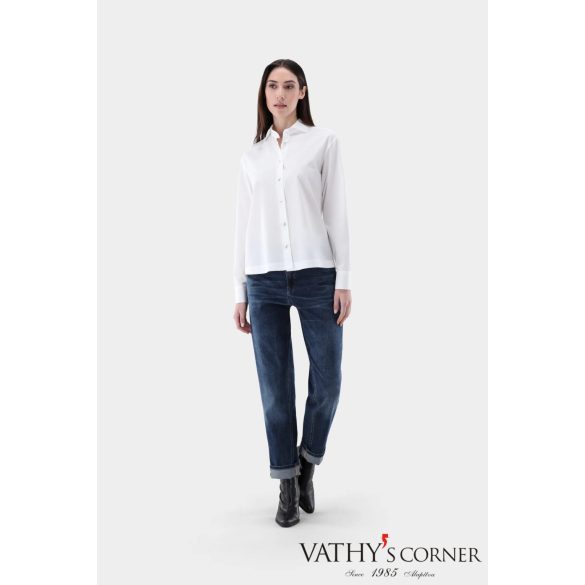 Van Laack puplin blúz extra gombokkal 130648 000 