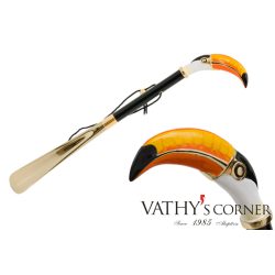 Pasotti arany tukán cipőkanál 