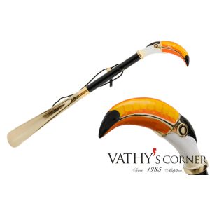 Pasotti arany tukán cipőkanál 