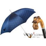 Pasotti Férfi kézzel faragott schnauzer esernyő N49 