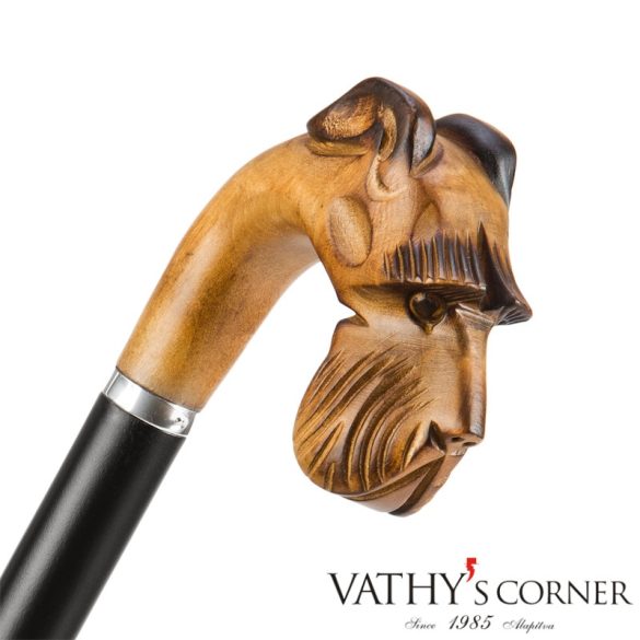 Pasotti Férfi kézzel faragott schnauzer esernyő N49 