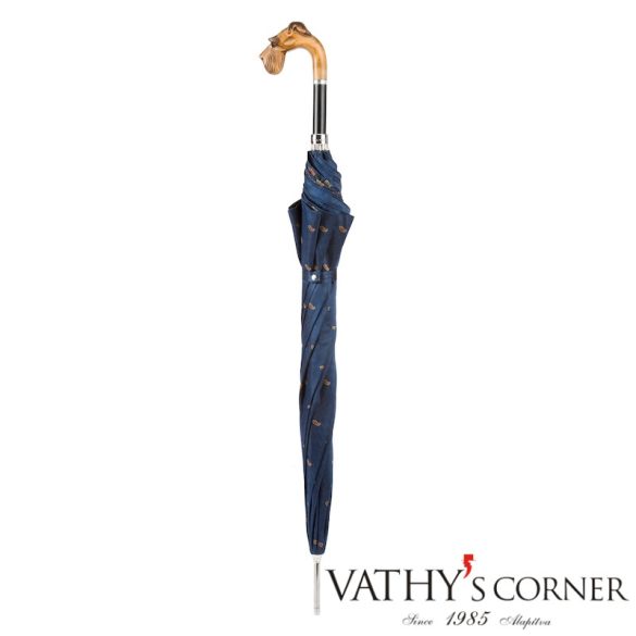 Pasotti Férfi kézzel faragott schnauzer esernyő N49 