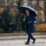 Pasotti Férfi kézzel faragott schnauzer esernyő N49 