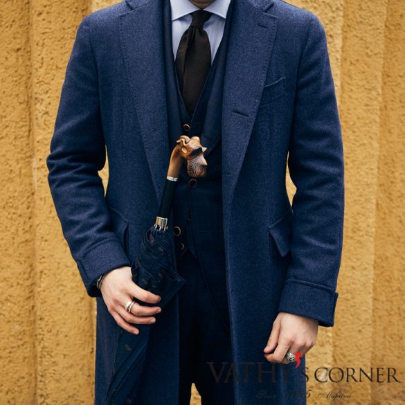 Pasotti Férfi kézzel faragott schnauzer esernyő N49 