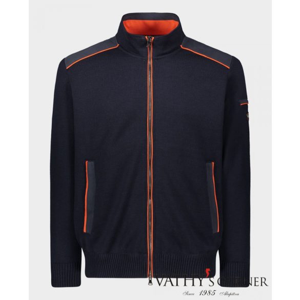 Paul&Shark cippzáros gyapjú pulóver 12311227 050 