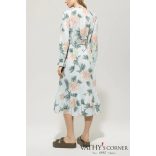 Luisa Cerano virágmintás midi ruha 718576 