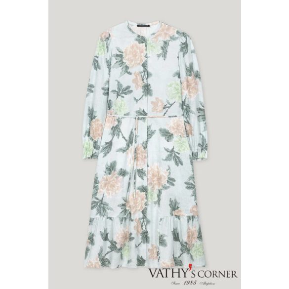 Luisa Cerano virágmintás midi ruha 718576 