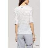 Luisa Cerano len csíkos póló 318255/7687 1201 