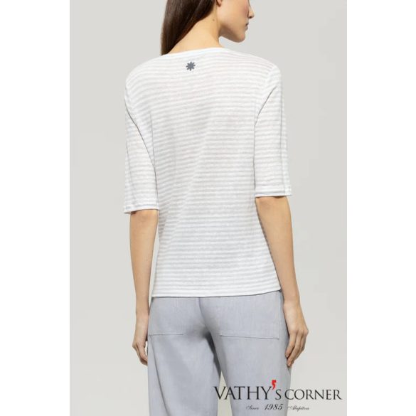 Luisa Cerano len csíkos póló 318255/7687 1201 