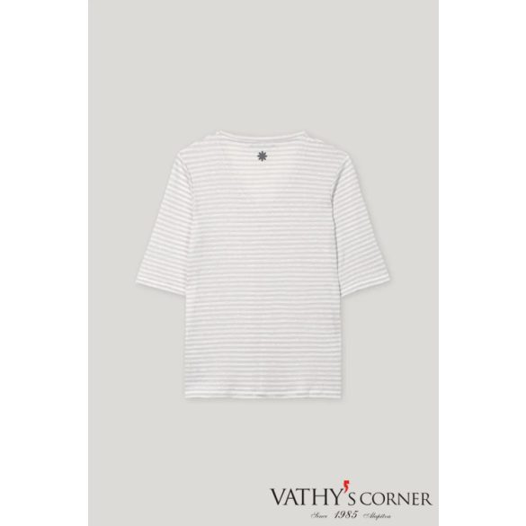 Luisa Cerano len csíkos póló 318255/7687 1201 