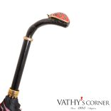 Pasotti Női duplafalú katicabogár mintás luxus esernyő 56393/1 