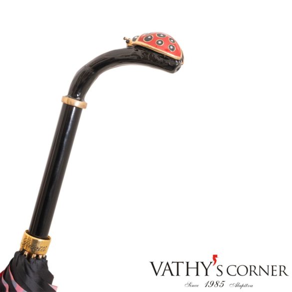 Pasotti Női duplafalú katicabogár mintás luxus esernyő 56393/1 