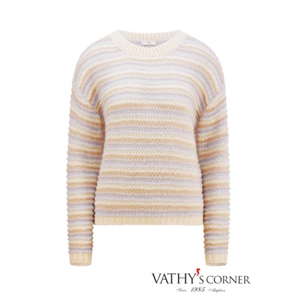 Riani csíkos pulóver alpaka keverékből 587810-8318  184 