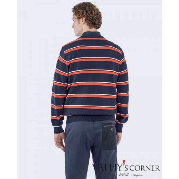 Paul&Shark gyapjú pulóver kerek nyakkivágással 12311093 335 