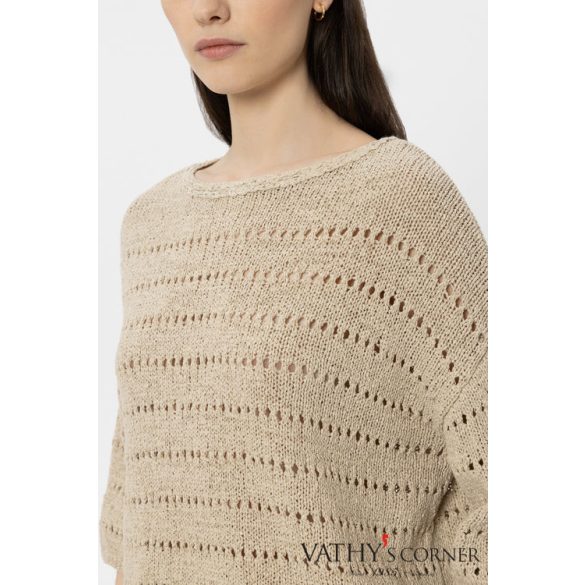 Luisa Cerano pulóver ajour mintával 138782/5917 727 