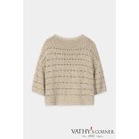 Luisa Cerano pulóver ajour mintával 138782/5917 727 