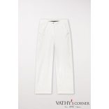 Luisa Cerano széles száru vászonkeverékű nadrág 678538/3267 0108 