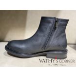 a.testoni merinó gyapjú béléses cipzáros bokacsizma MS47673LGH 96203  