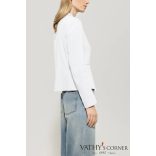 Luisa Cerano blézer vászonkeverékből 418365 