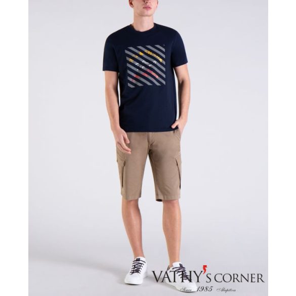 Paul@Shark Organikus pamut póló, fényvisszaverő nyomtatott logóval E20P 1083 013