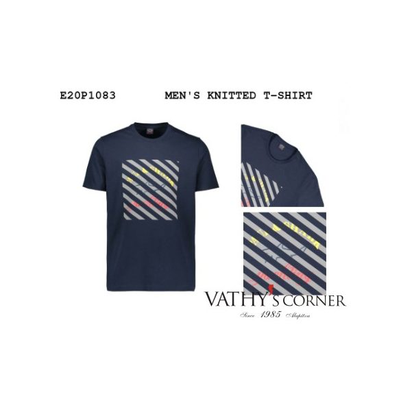 Paul@Shark Organikus pamut póló, fényvisszaverő nyomtatott logóval E20P 1083 013