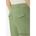 Luisa Cerano széles szárú nadrág lenkeverékből 638901/3824 343 