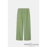 Luisa Cerano széles szárú nadrág lenkeverékből 638901/3824 343 