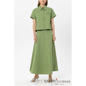 Luisa Cerano A-vonalú gabardin szoknya 538335/4201 343 