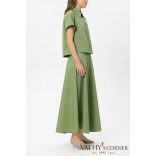 Luisa Cerano A-vonalú gabardin szoknya 538335/4201 343 