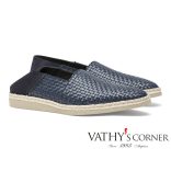 a.testoni fonott mokaszin kék MS47617POH 94962HRV