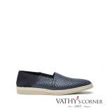 a.testoni fonott mokaszin kék MS47617POH 94962HRV