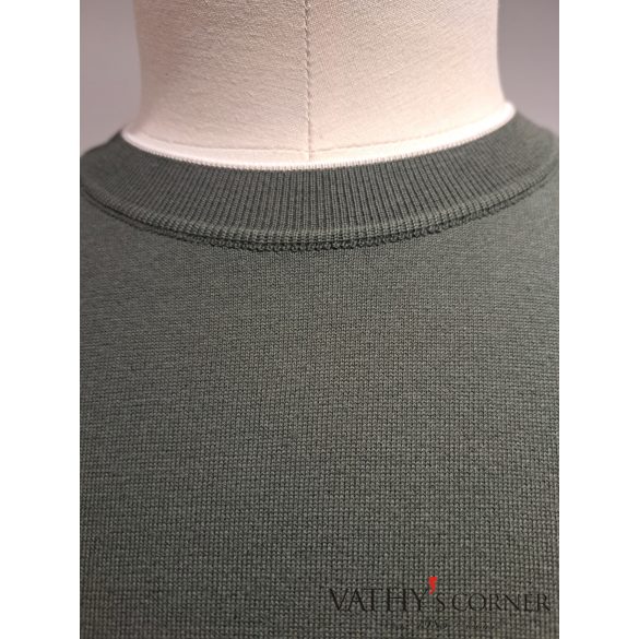 Bertolo rövid ujjú selyemkeverékű kerek nyakú póló 902522/002533 1095 