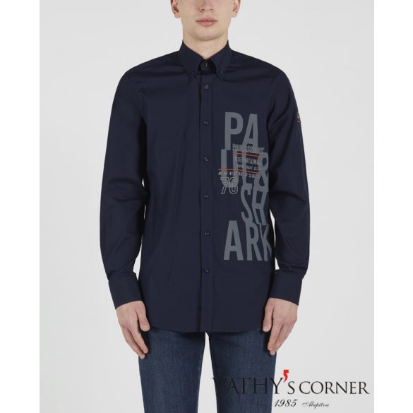 Paul&Shark feliratos narancs galléros ing P20P3423