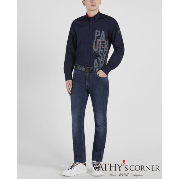 Paul&Shark feliratos narancs galléros ing P20P3423