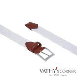 Athison egyszínű elasztikus öv 15AP1500 fehér