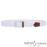 Athison egyszínű elasztikus öv 15AP1500 fehér