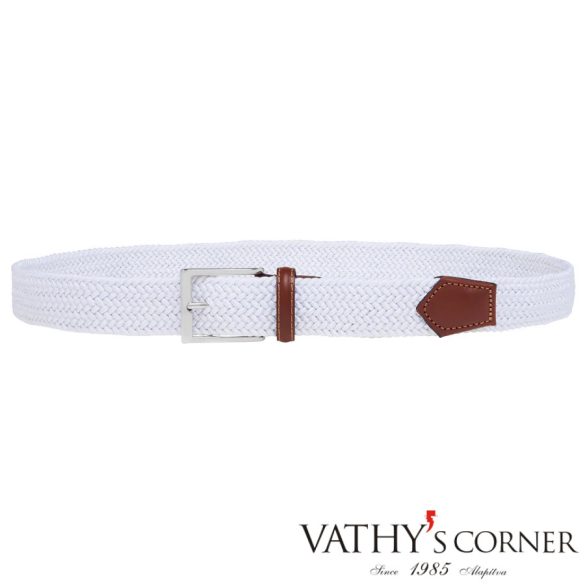 Athison egyszínű elasztikus öv 15AP1500 fehér