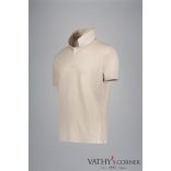 Paul&Shark pamut póló csíkos vászon részletekkel 25411318 348 