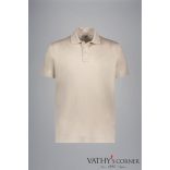 Paul&Shark pamut póló csíkos vászon részletekkel 25411318 348 